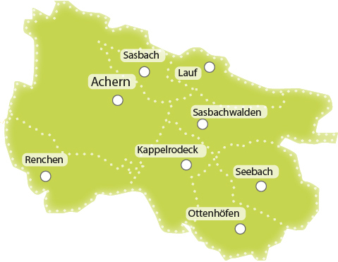 Karte Achern