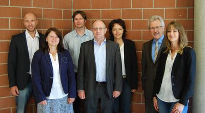 Prof. Dr. Knoblauch (PH Freiburg), Fr. Roth (Migrationsamt), Hr. Faller (Jugendamt), Hr. B&ouml;ttinger (Amt f&uuml;r Soziales und Psycholog. Dienste), Fr. Springmann-Hodapp (Jugendamt), Hr. Benz (Sozialdezernent), Frau Schickler (PNO)