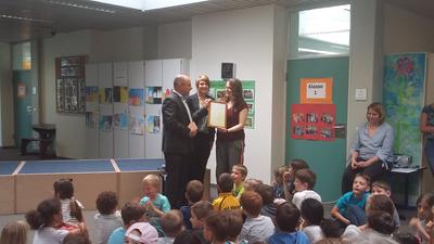 Zertifikatsbergabe Grundschule Weier