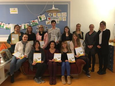 Zertifikatsbergabe evangelische Kita "Kinderbrcke" in Offenburg