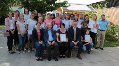 Zertifikatsbergabe Elzwiesen Kindergarten Rust