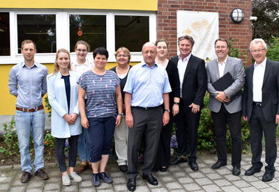 Besuch des Sozial- und Integrationsministers Manne Lucha